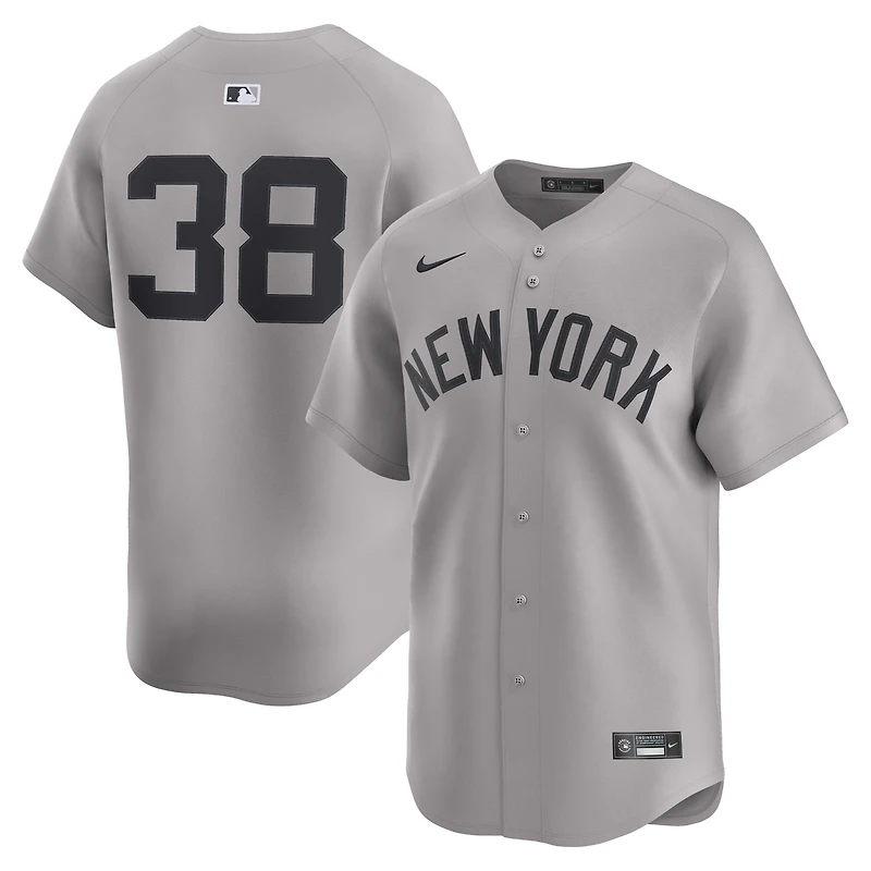 Men's Nike Devin Williams Gray New York Yankees Road Limited Player Jersey
