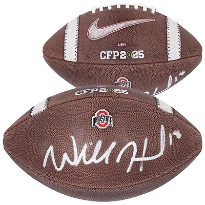 Will Howard Ohio State Buckeyes Autographed 2024 College Football Playoff National Champions Nike CFP Football