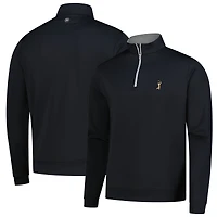 Men's Peter Millar  Black THE PLAYERS Goldman Perth Performance Quarter-Zip Pullover
