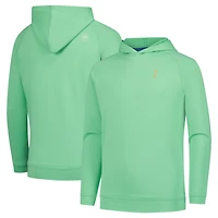 Youth Peter Millar  Green THE PLAYERS Goldman Pine Performance Raglan Pullover Hoodie