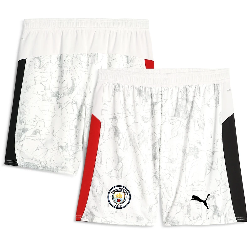 Men's Puma x KidSuper White Manchester City 2025 FIFA Club World Cup dryCELL Home Replica Shorts