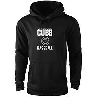 Men's Dunbrooke Black Chicago Cubs Champion Pullover Hoodie