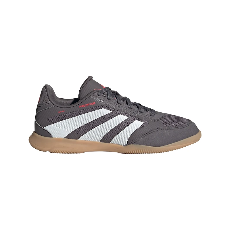 Youth adidas Dark Grey Predator League Indoor Soccer Shoes