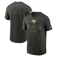 Men's Nike Forest Green Tampa Bay Buccaneers 2025 Salute to Service Sideline Primary Edge Dri-FIT T-Shirt
