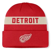 Men's Fanatics  Red Detroit Red Wings Centennial Cuffed Knit Hat