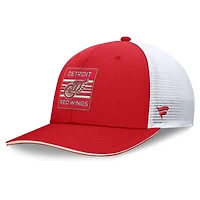 Men's Fanatics  Cream Detroit Red Wings Centennial Adjustable Hat