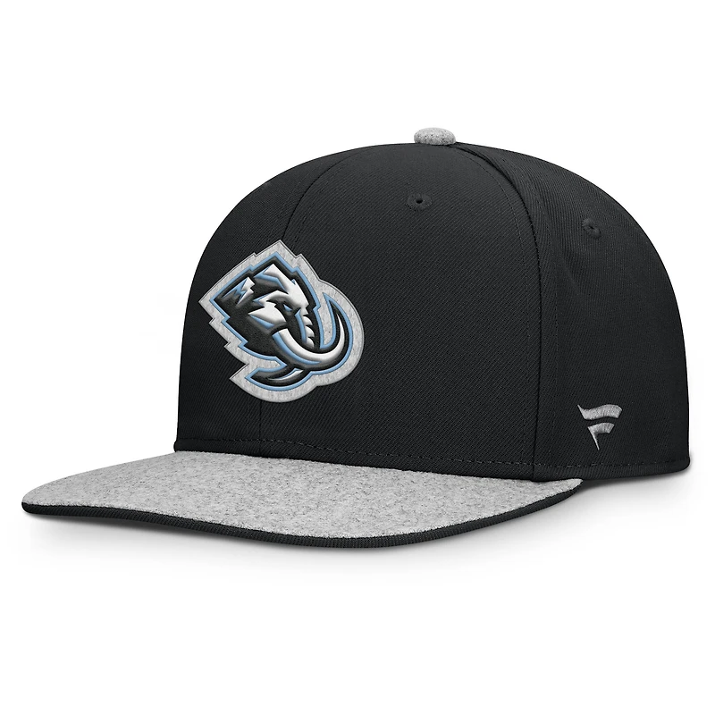 Men's Fanatics Black Utah Mammoth Fundamentals Loden Snapback Hat