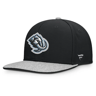 Men's Fanatics Black Utah Mammoth Fundamentals Loden Snapback Hat