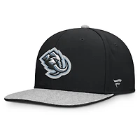 Men's Fanatics Black Utah Mammoth Fundamentals Loden Snapback Hat