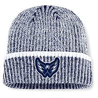 Men's Fanatics Navy/White Washington Capitals Fundamental Haze Cuffed Knit Hat