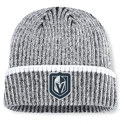 Men's Fanatics Charcoal/White Vegas Golden Knights Fundamental Haze Cuffed Knit Hat