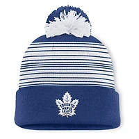 Men's Fanatics  Blue Toronto Maple Leafs Fundamental Spirit Cuffed Pom Knit Hat
