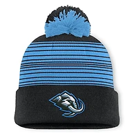 Men's Fanatics  Black Utah Mammoth Fundamental Spirit Cuffed Pom Knit Hat