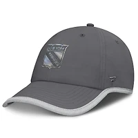 Women's Fanatics Charcoal New York Rangers Fundamental Reflector Adjustable Hat