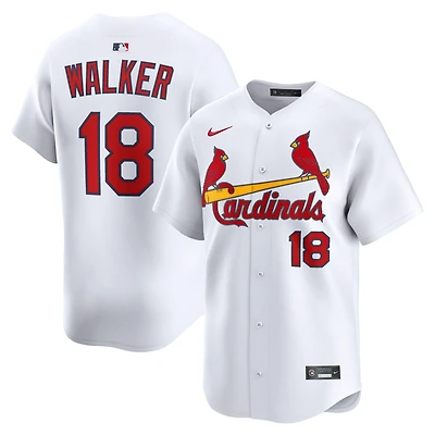 Men's Nike Jordan Walker White St. Louis Cardinals Home Limited Player Jersey