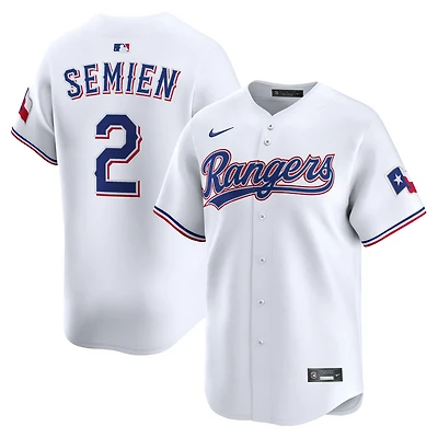 Men's Nike Marcus Semien White Texas Rangers Home Limited Player Jersey