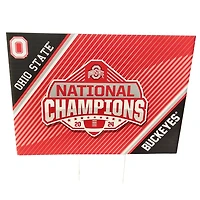 Ohio State Buckeyes College Football Playoff 2024 National Champions Coroplast Yard Sign