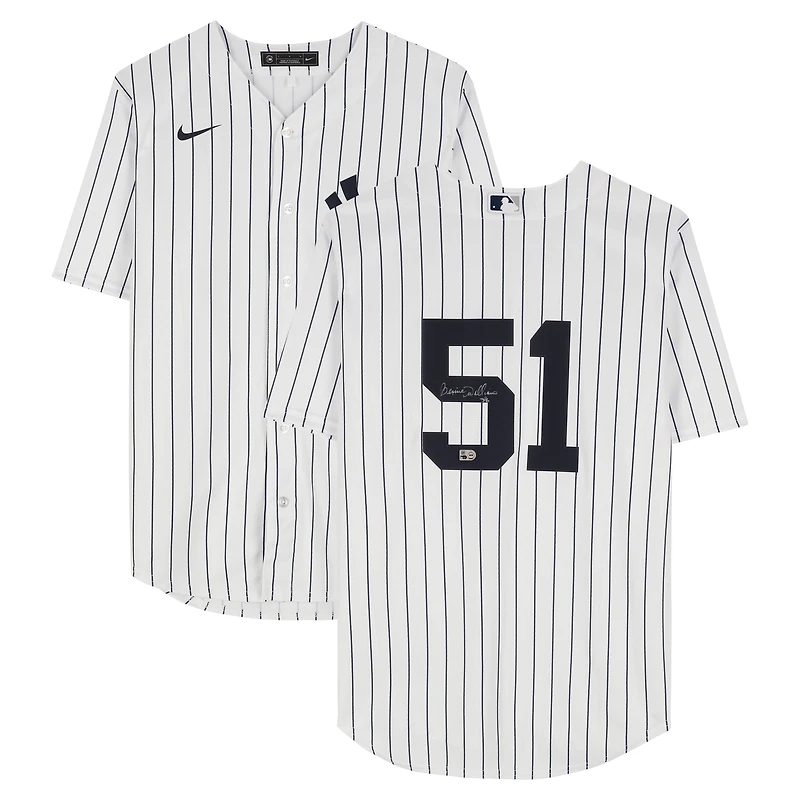 Bernie Williams New York Yankees Autographed White Nike Replica Jersey