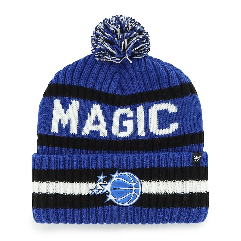 Men's '47 Blue Orlando Magic Bering Cuffed Knit Hat with Pom