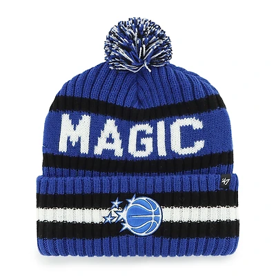 Men's '47 Blue Orlando Magic Bering Cuffed Knit Hat with Pom