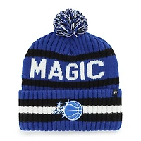 Men's '47 Blue Orlando Magic Bering Cuffed Knit Hat with Pom