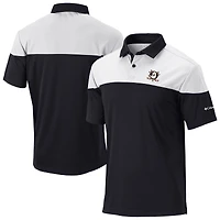 Men's Columbia Black/White Anaheim Ducks Best Ball Omni-Wick Polo