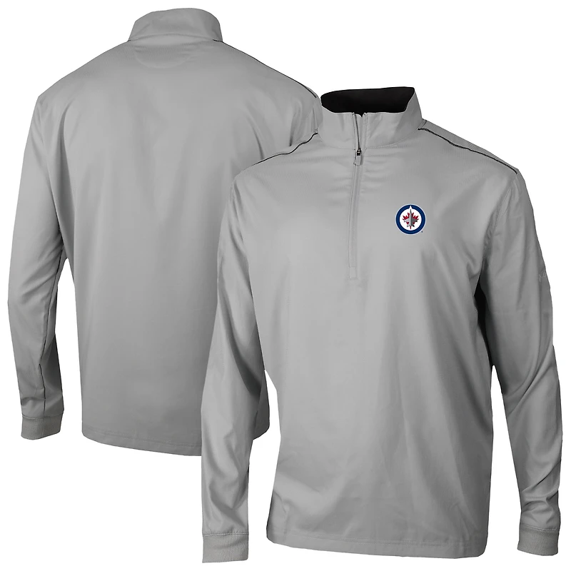 Men's Columbia Gray Winnipeg Jets Omni-Wick Bogey's Paradise Pullover Top