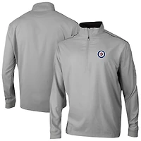 Men's Columbia Gray Winnipeg Jets Omni-Wick Bogey's Paradise Pullover Top