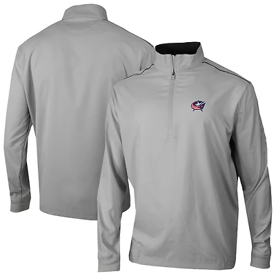 Men's Columbia Gray Columbus Blue Jackets Omni-Wick Bogey's Paradise Pullover Top