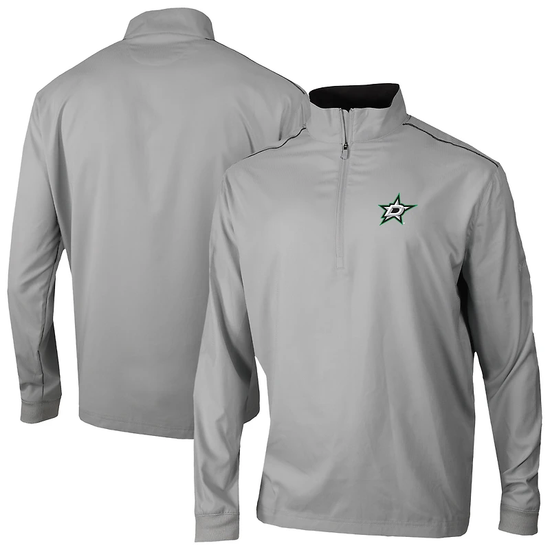 Men's Columbia Gray Dallas Stars Omni-Wick Bogey's Paradise Pullover Top