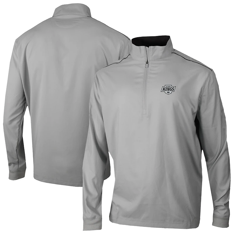 Men's Columbia Gray Los Angeles Kings Omni-Wick Bogey's Paradise Pullover Top