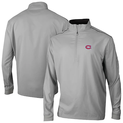Men's Columbia Gray Montreal Canadiens Omni-Wick Bogey's Paradise Pullover Top