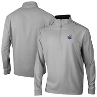 Men's Columbia Gray Edmonton Oilers Omni-Wick Bogey's Paradise Pullover Top