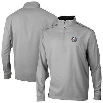 Men's Columbia Gray New York Islanders Omni-Wick Bogey's Paradise Pullover Top