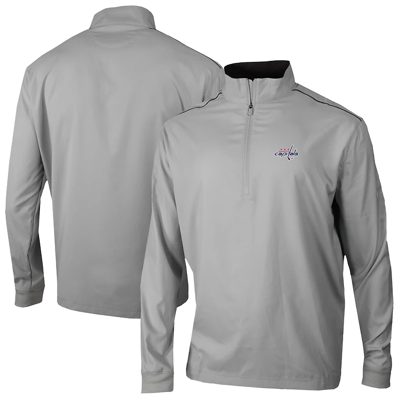 Men's Columbia Gray Washington Capitals Omni-Wick Bogey's Paradise Pullover Top