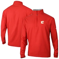 Men's Columbia Red Calgary Flames Omni-Wick Bogey's Paradise Pullover Top