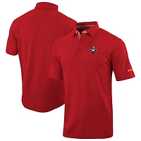 Men's Columbia  Red Florida Panthers Even Lie Omni-Wick Polo