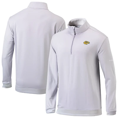 Men's Columbia Gray Buffalo Sabres Even Lie Omni-Wick Quarter-Zip Top