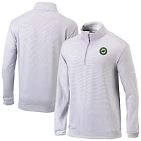 Men's Columbia  Gray Minnesota Wild Even Lie Omni-Wick Quarter-Zip Top