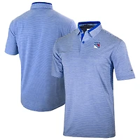 Men's Columbia  Blue New York Rangers Golden Hills Omni-Wick Polo