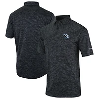Men's Columbia Black Utah Mammoth Heading Out Polo