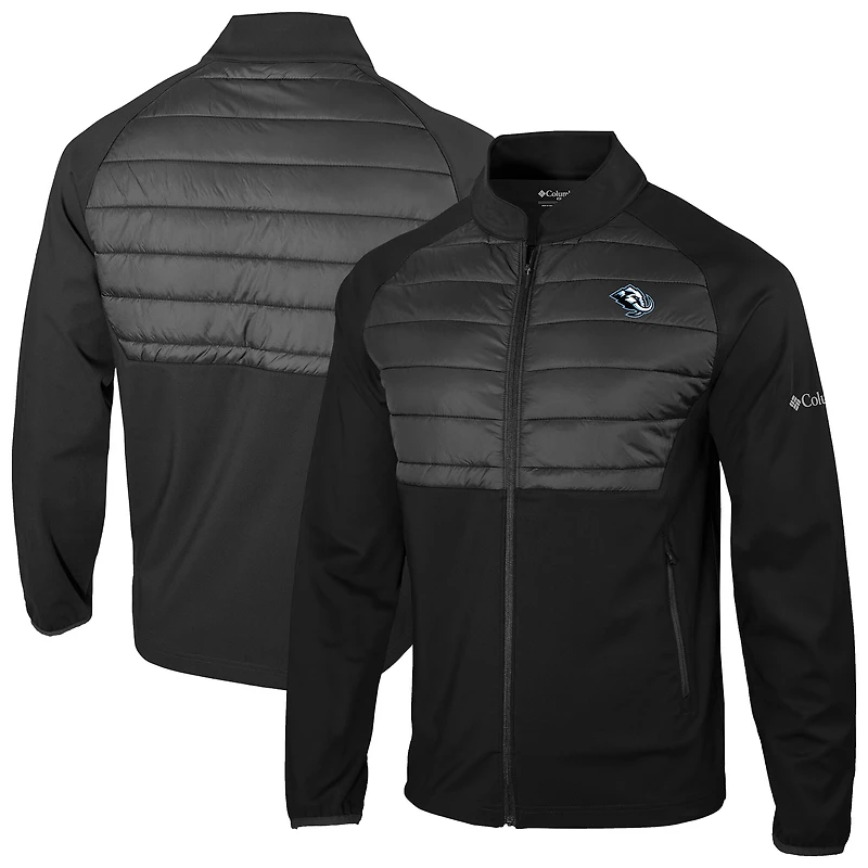 Men's Columbia Black Utah Mammoth In The Element Full-Zip Raglan Omni-Wick Jacket