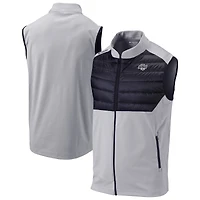 Men's Columbia  Gray Los Angeles Kings In The Element Omni-Wick Full-Zip Vest