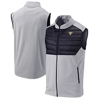 Men's Columbia  Gray Pittsburgh Penguins In The Element Omni-Wick Full-Zip Vest