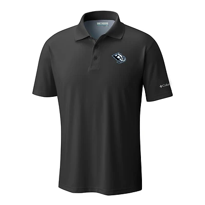 Men's Columbia Black Utah Mammoth Low Drag Offshore Polo