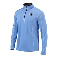 Men's Columbia Blue Utah Mammoth Omni-Wick Shotgun Pullover