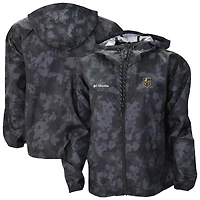 Women's Columbia  Black Vegas Golden Knights Flash Challenger Omni-Shade Full-Zip Windbreaker Jacket