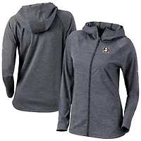 Women's Columbia  Black Anaheim Ducks Half Shot Omni-Wick Raglan Full-Zip Hoodie