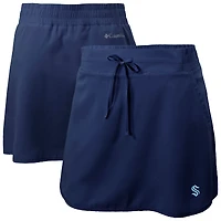 Women's Columbia  Navy Seattle Kraken Lakewood Pines Omni-Wick Skort