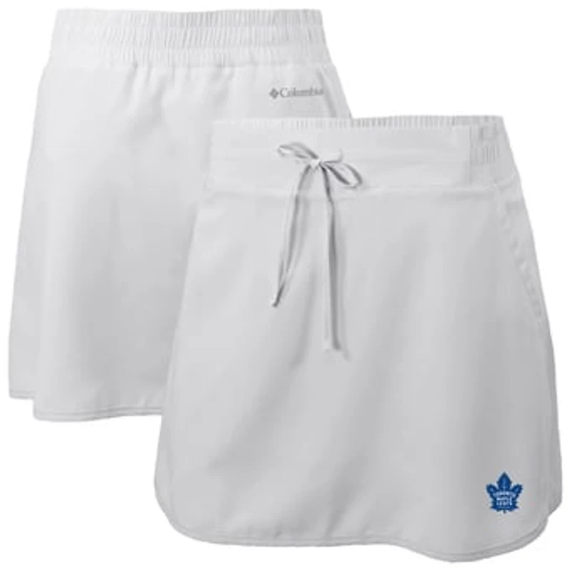 Women's Columbia White Toronto Maple Leafs Lakewood Pines Omni-Wick Skort